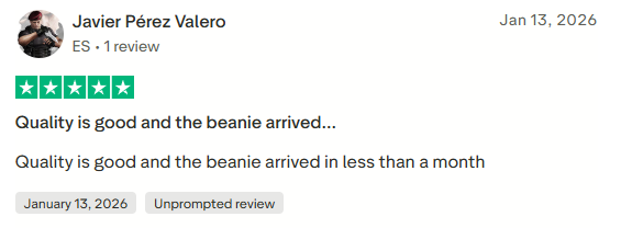 Trustpilot review