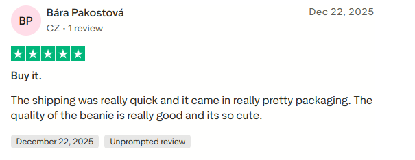Trustpilot review