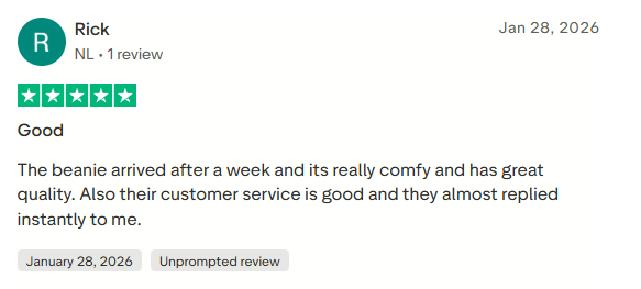 Trustpilot review