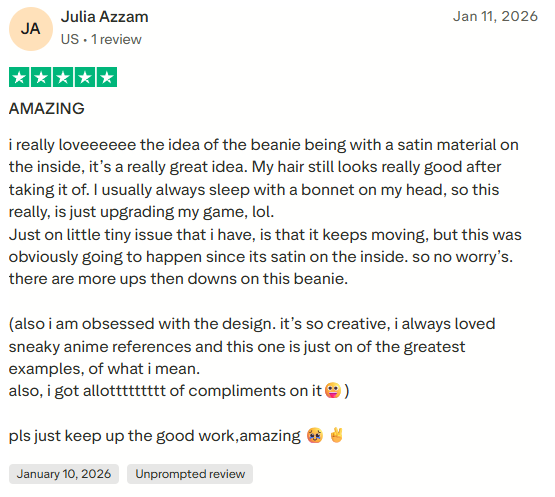 Trustpilot review