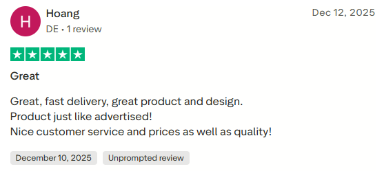 Trustpilot review