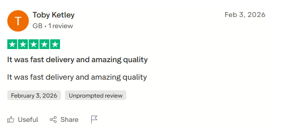 Trustpilot review